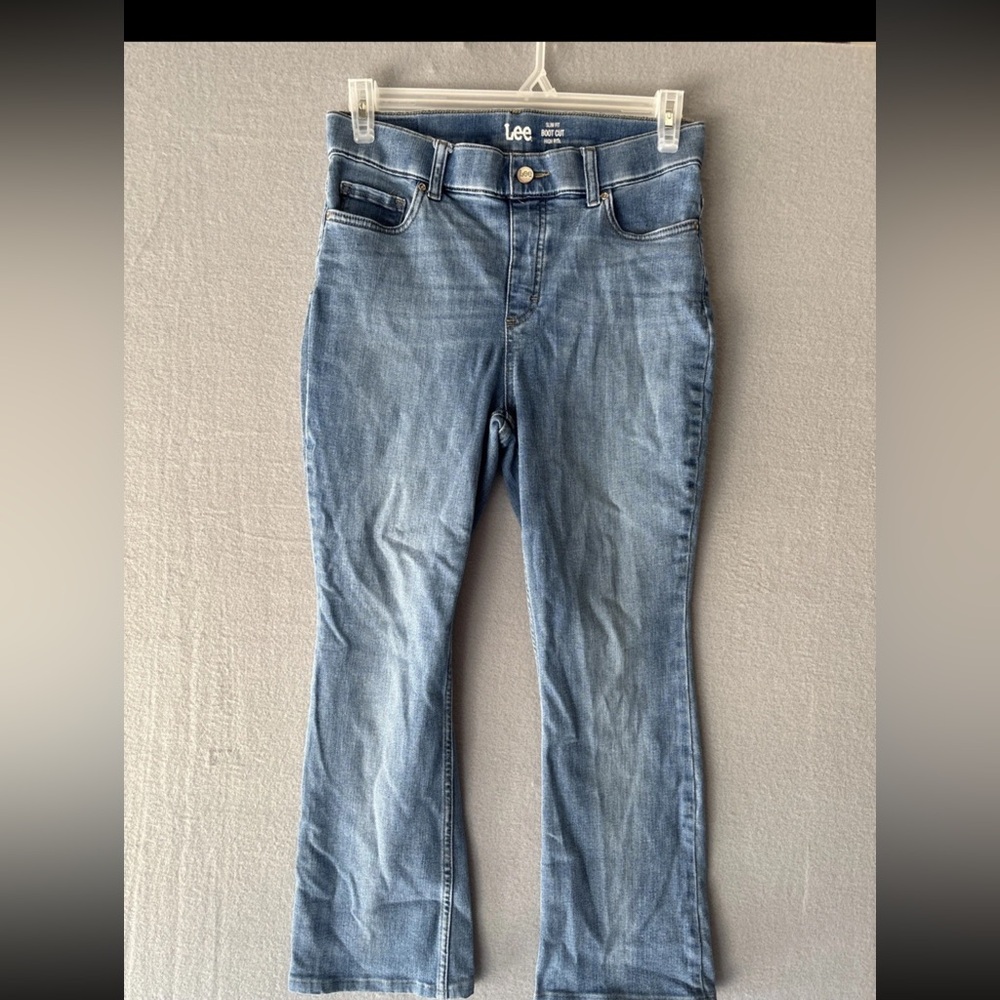 Lee Light Blue Straight Leg Jeans